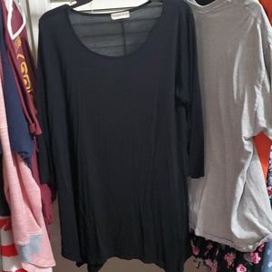 Black Long Sleeved Tunic